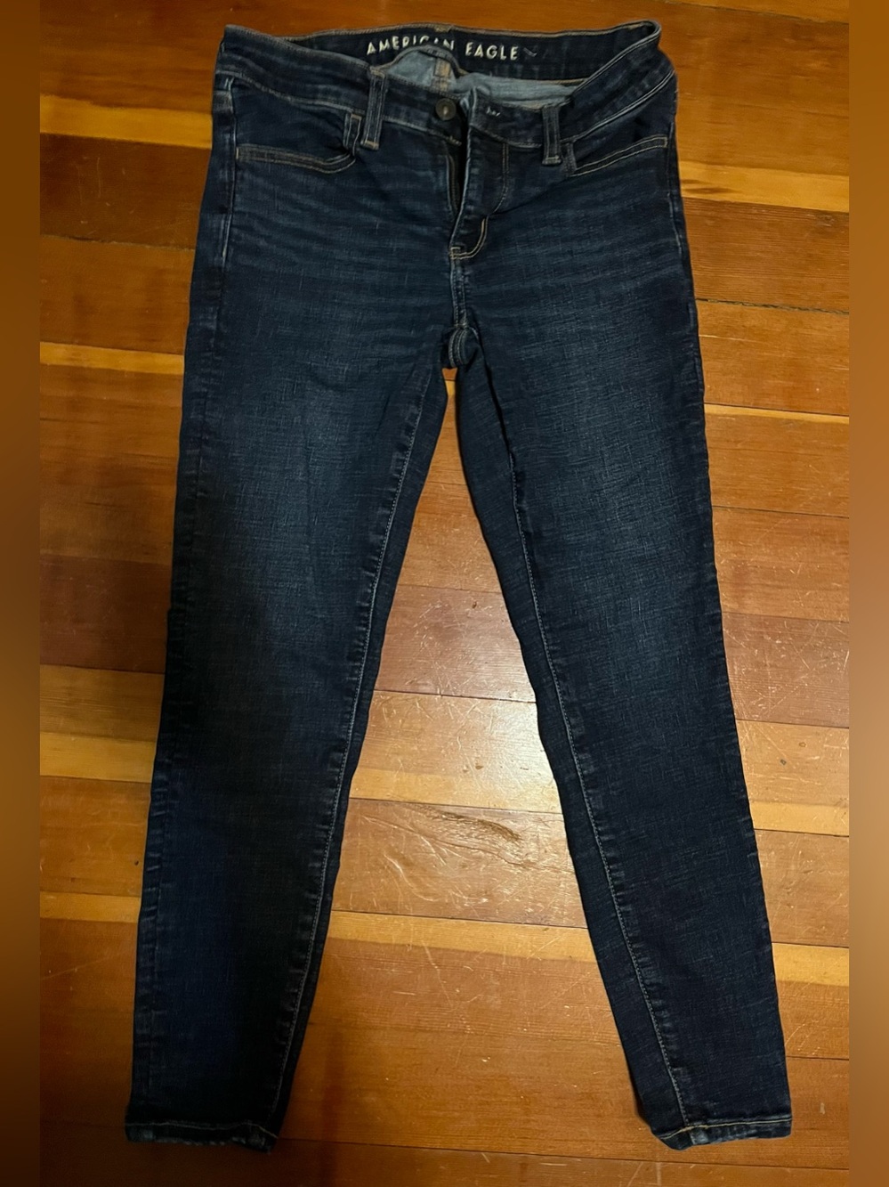 American Eagle Outfitters Dark Indigo Skinny Jeans
